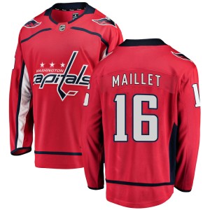 Men's Washington Capitals Philippe Maillet Fanatics Branded ized Breakaway Home Jersey - Red