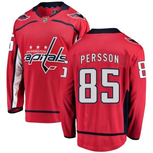 Men's Washington Capitals Ludwig Persson Fanatics Branded Breakaway Home Jersey - Red