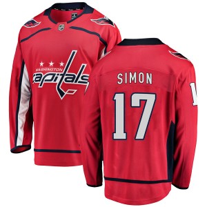 Men's Washington Capitals Chris Simon Fanatics Branded Breakaway Home Jersey - Red