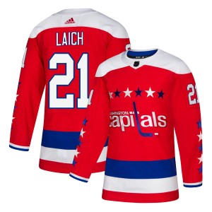 Youth Washington Capitals Brooks Laich Adidas Authentic Alternate Jersey - Red