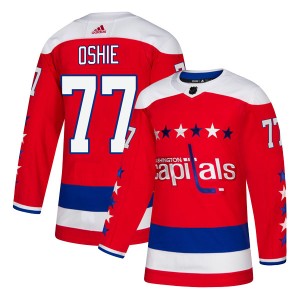 Youth Washington Capitals T.J. Oshie Adidas Authentic Alternate Jersey - Red