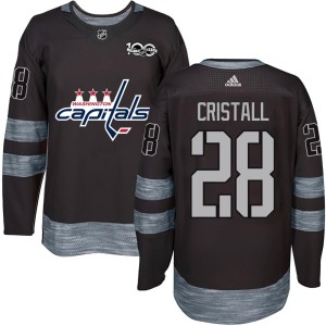Youth Washington Capitals Andrew Cristall Authentic 1917-2017 100th Anniversary Jersey - Black