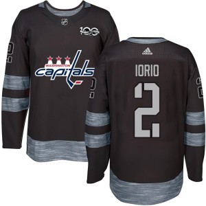 Youth Washington Capitals Vincent Iorio Authentic 1917-2017 100th Anniversary Jersey - Black