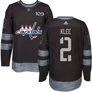 Youth Washington Capitals Ken Klee Authentic 1917-2017 100th Anniversary Jersey - Black