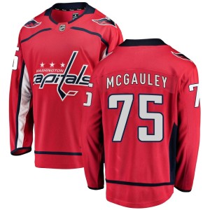 Youth Washington Capitals Tim McGauley Fanatics Branded Breakaway Home Jersey - Red