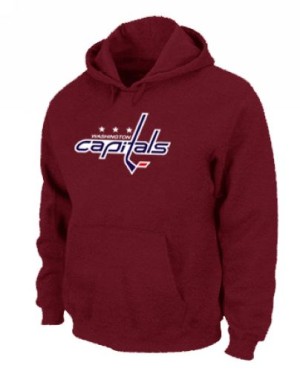 Men's Washington Capitals Pullover Hoodie - - Red
