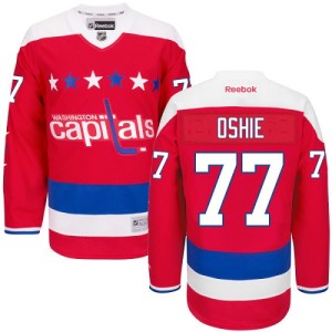 Men's Washington Capitals T.J. Oshie Reebok Authentic Third Jersey - Red
