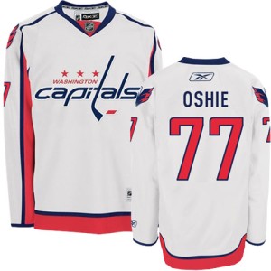 Men's Washington Capitals T.J. Oshie Reebok Premier Away Jersey - White