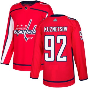 Men's Washington Capitals Evgeny Kuznetsov Adidas Authentic Jersey - Red
