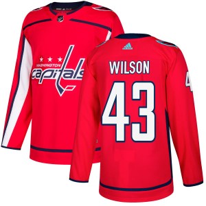 Men's Washington Capitals Tom Wilson Adidas Authentic Jersey - Red