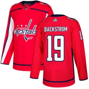 Youth Washington Capitals Nicklas Backstrom Adidas Authentic Home Jersey - Red